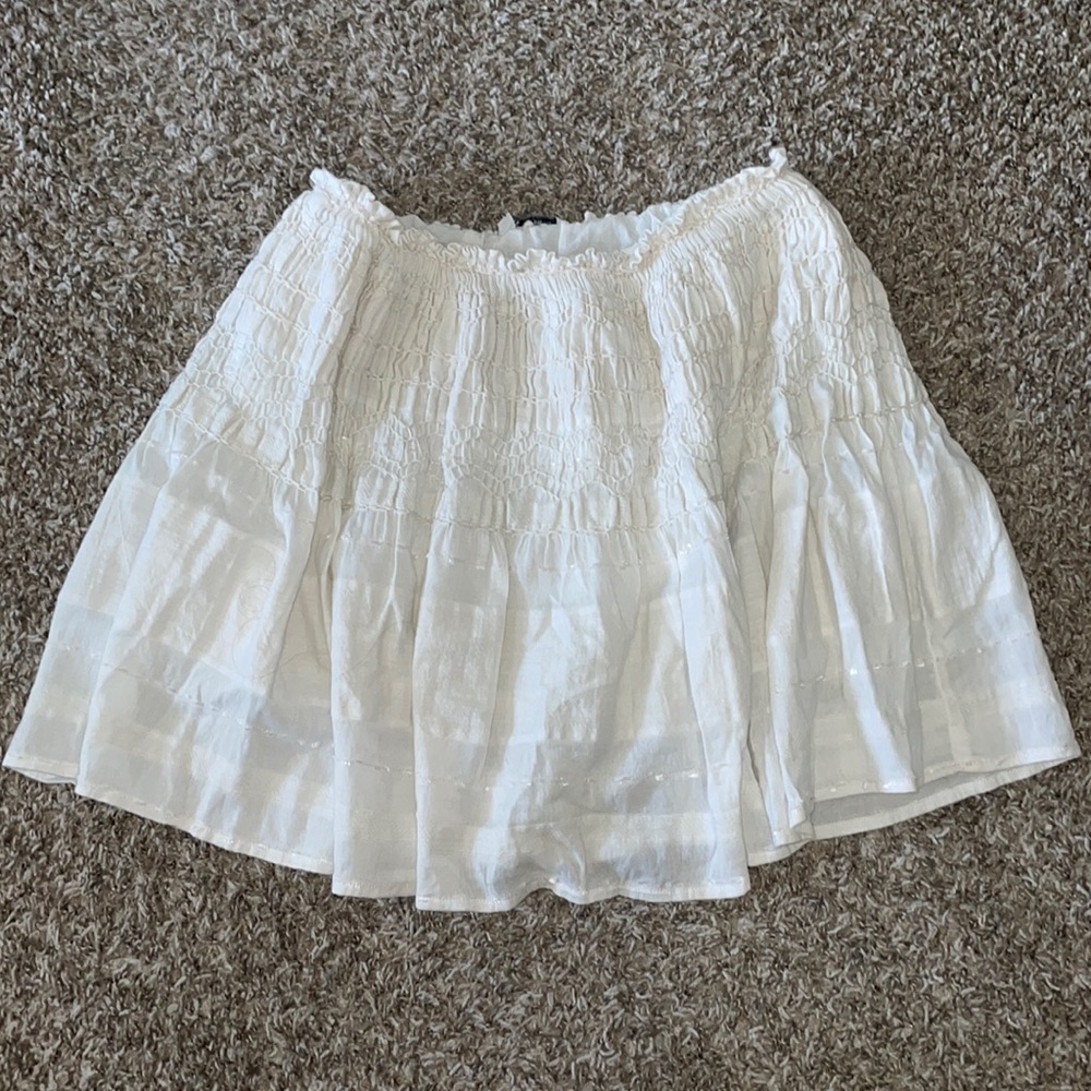 White Zara skirt